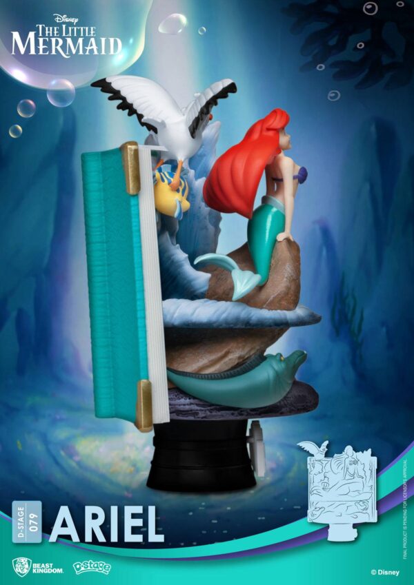 Disney Story Book Series D-Stage PVC Diorama Ariel 15 cm - immagine 6