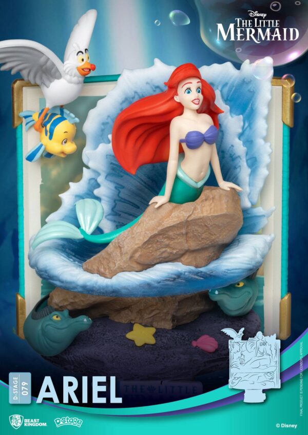 Disney Story Book Series D-Stage PVC Diorama Ariel 15 cm - immagine 7