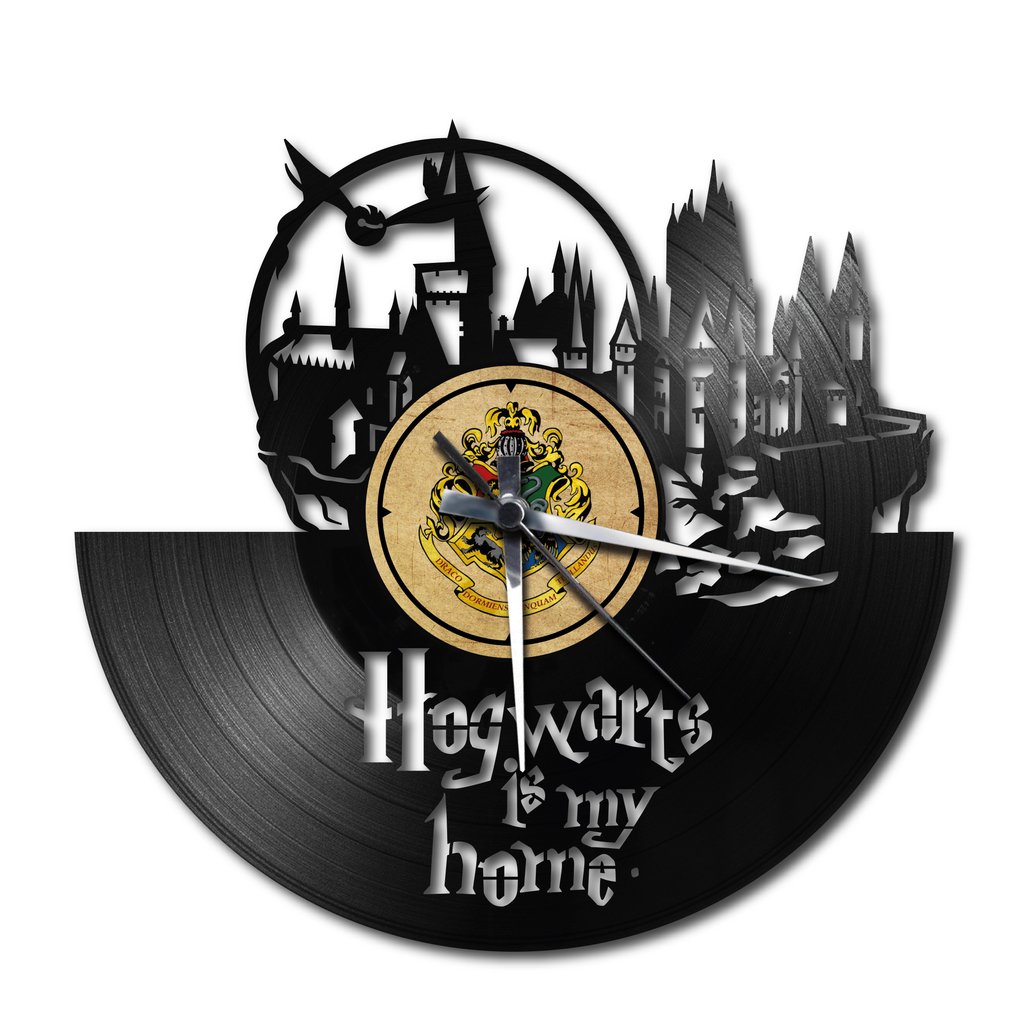 Harry potter Hogwarts • Orologio da parete in vinile