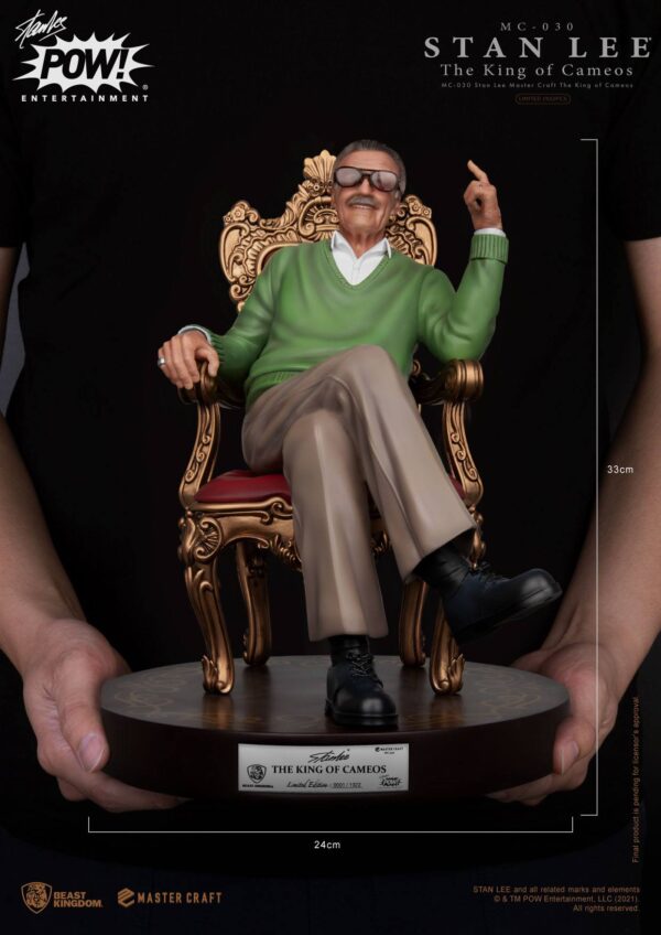 Stan Lee Master Craft Statua Il Re dei Cammei