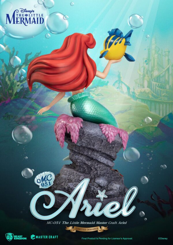 Statua della Sirenetta Master Craft Ariel 41 cm - immagine 5