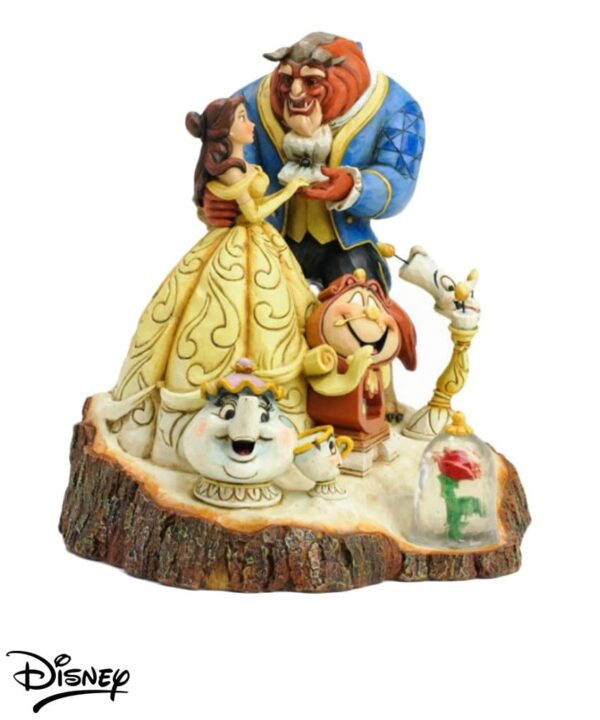Disney Jim Shore Carved La bella e la bestia - immagine 4