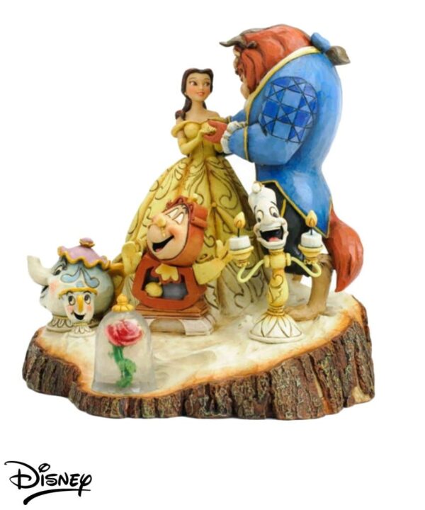 Disney Jim Shore Carved La bella e la bestia - immagine 5