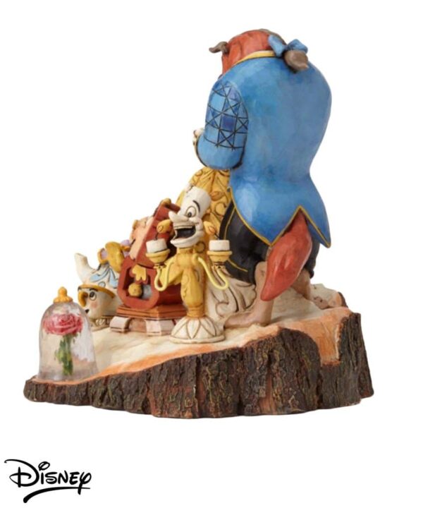 Disney Jim Shore Carved La bella e la bestia - immagine 3