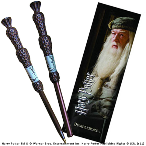 Harry Potter Bacchetta penna e Segnalibro di Albus Percival Wulfric Brian Silente