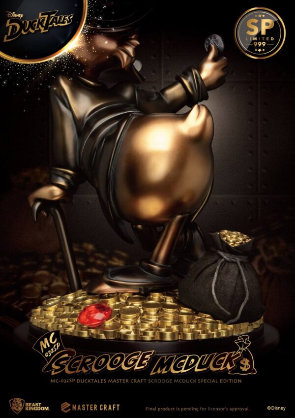 Beast Kingdom Zio Paperone Master Craft Statua Scrooge Edizione Speciale - immagine 6