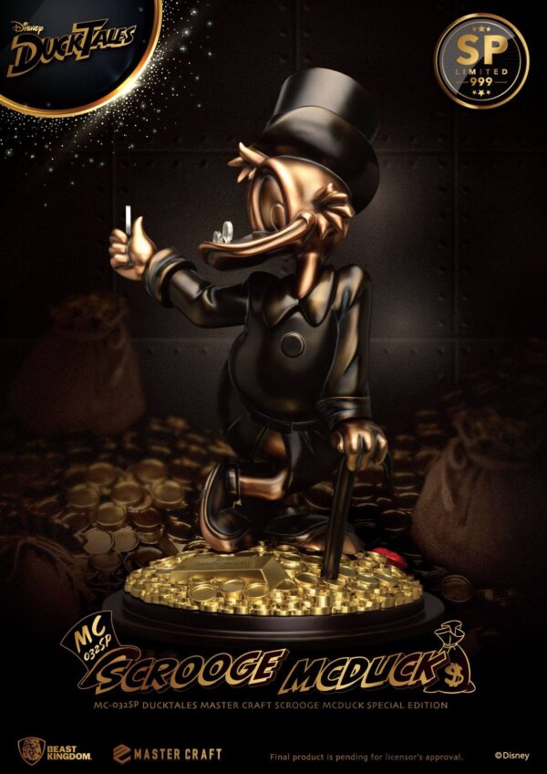 Beast Kingdom Zio Paperone Master Craft Statua Scrooge Edizione Speciale - immagine 5