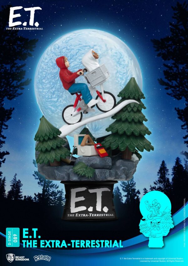 ET the Extra-Terrestre D-Stage PVC Diorama Scena iconica Scena del film - immagine 3
