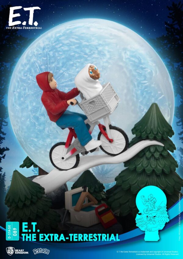 ET the Extra-Terrestre D-Stage PVC Diorama Scena iconica Scena del film - immagine 4