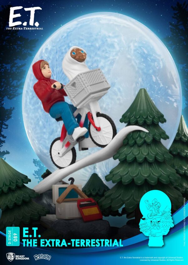 ET the Extra-Terrestre D-Stage PVC Diorama Scena iconica Scena del film - immagine 5