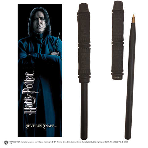 Harry Potter Bacchetta penna e Segnalibro di Snape Severus Piton