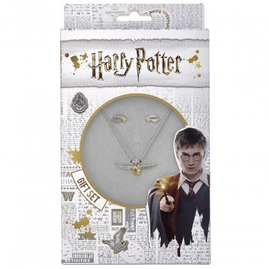 Harry Potter Pack collana e orecchini Boccino d’oro