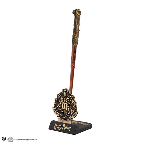 Harry Potter Penna bacchetta con supporto e segna libro di  Harry Potter