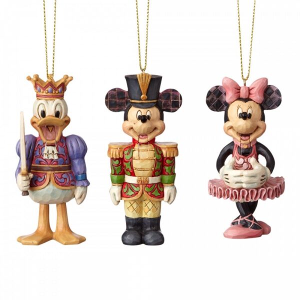 Walt Disney Jim Shore Topolino, Minnie e Paperino Lo Schiaccianoci