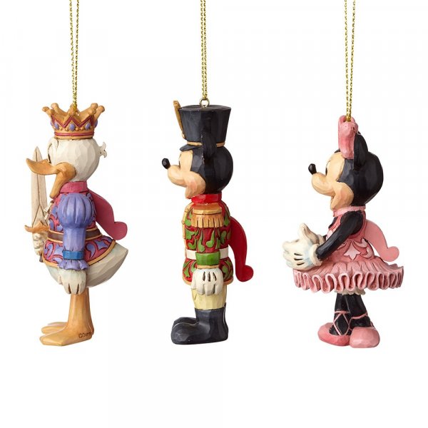 Walt Disney Jim Shore Topolino, Minnie e Paperino Lo Schiaccianoci