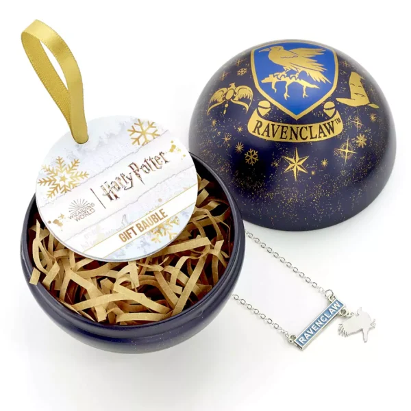 Harry Potter Pallina di Natale Corvonero e Collana - immagine 3