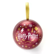 Harry Potter Pallina di Natale Fanny la Fenice e collana