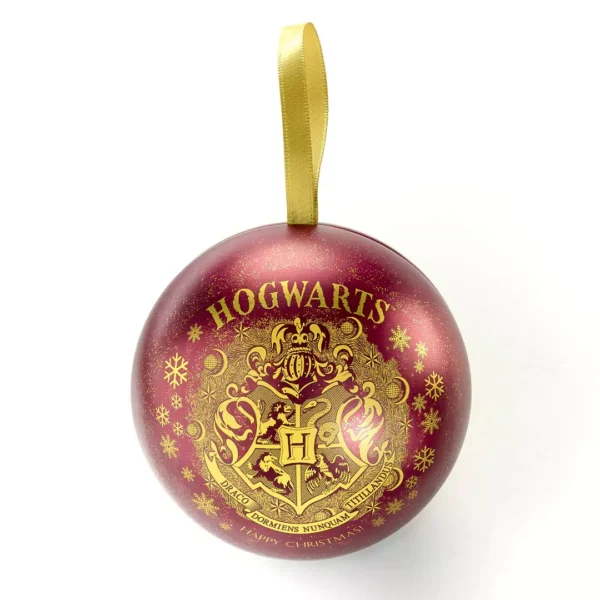 Harry Potter Pallina di Natale Hogwarts e Collana