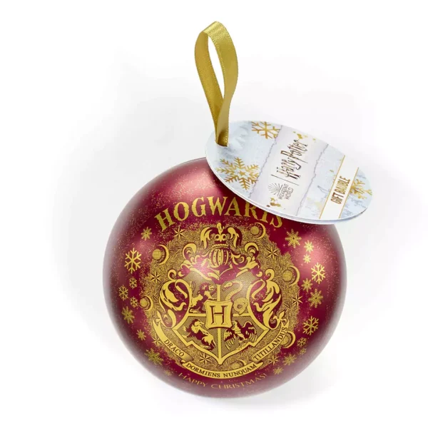 Harry Potter Pallina di Natale Hogwarts e Collana Giratempo - immagine 4