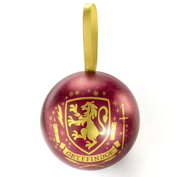 Harry Potter Pallina di natale Grifondoro e collana