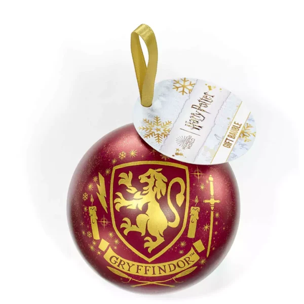 Harry Potter Pallina di natale Grifondoro e collana - immagine 5