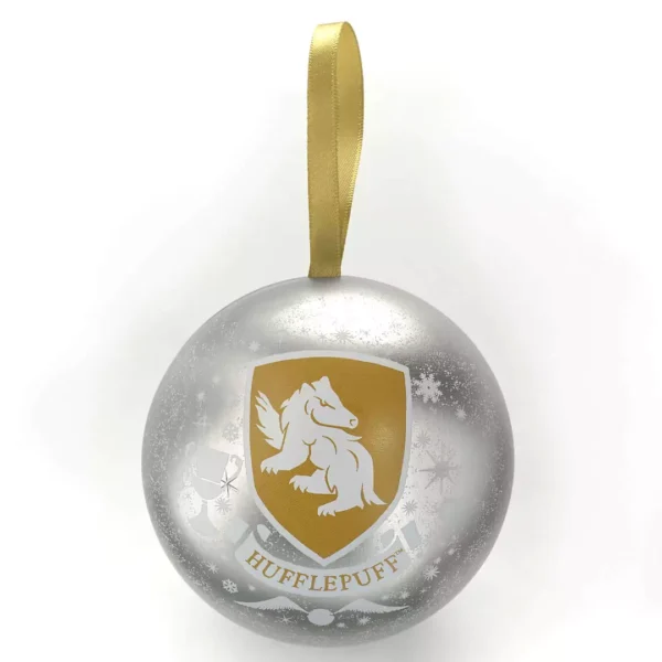 Harry Potter Pallina di natale Tassorosso e Collana