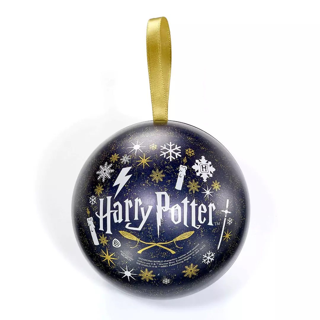 Harry Potter Pallina di Natale e Orecchini Castello di Hogwarts