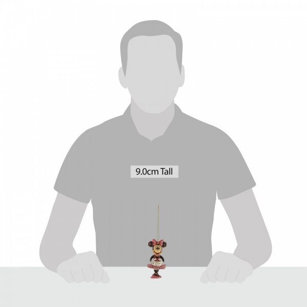 Walt Disney Jim Shore Ornamento da appendere Minnie Mouse Schiaccianoci - immagine 4