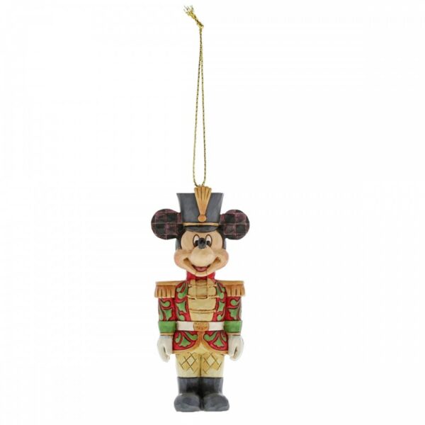 Walt Disney Jim Shore Ornamento da appendere con lo Schiaccianoci di Topolino