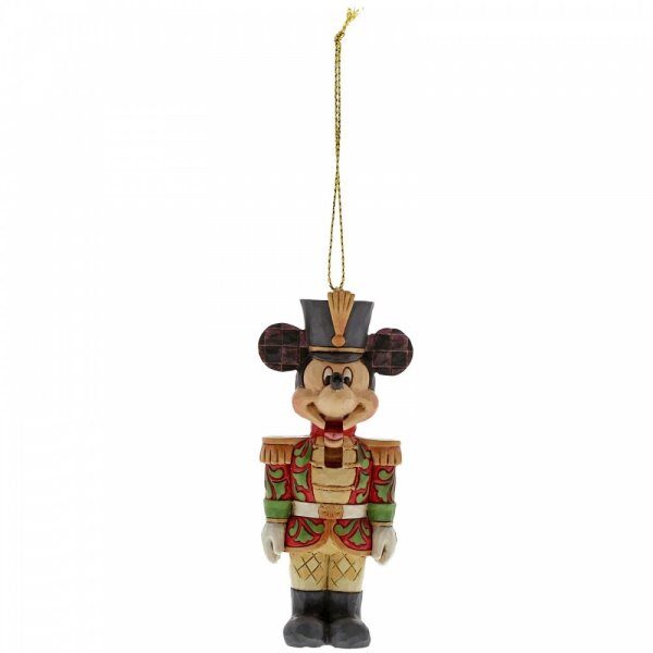 Walt Disney Jim Shore Ornamento da appendere con lo Schiaccianoci di Topolino