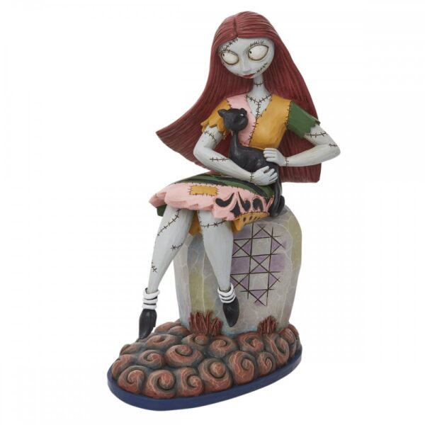 Nightmare Before Christmas Sally sulla statuetta della lapide