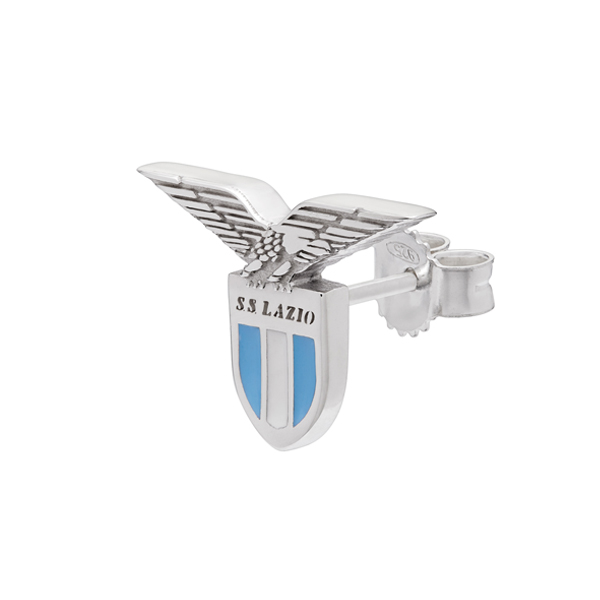 Orecchini Stemma S.S.Lazio Silver