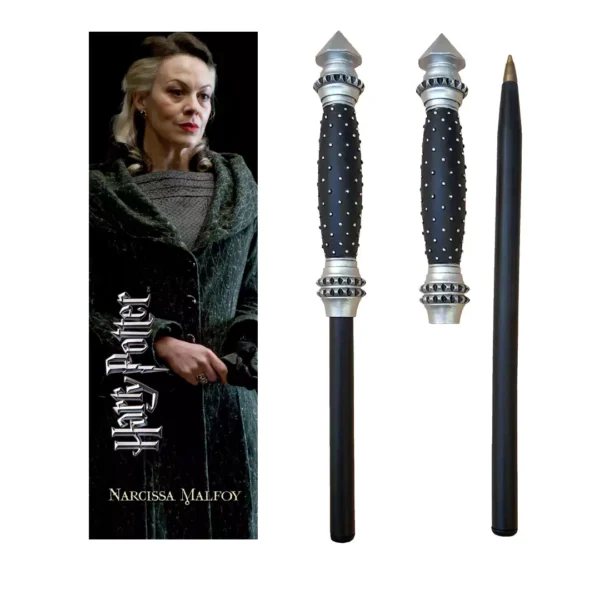 Harry Potter Bacchetta penna e Segnalibro di Narcissa Malfoy