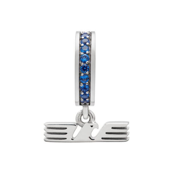 Charm Leggenda Silver Zirconia Blu S.S. Lazio