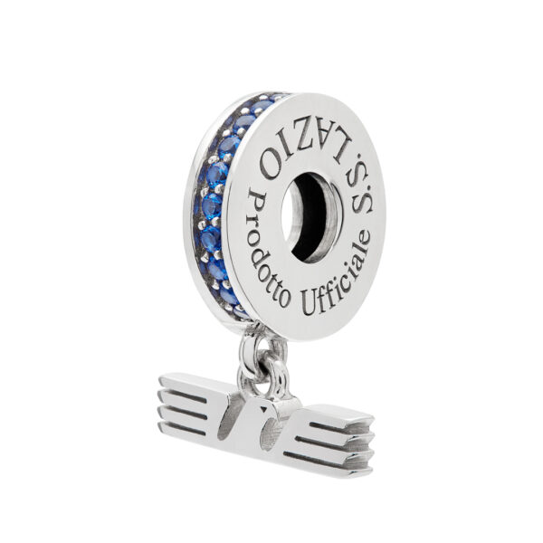 Charm Leggenda Silver Zirconia Blu S.S. Lazio