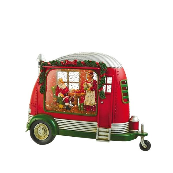 Camper Babbo Natale con luci e musica