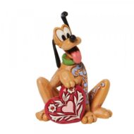 Walt Disney Jim Shore Pluto con cuore