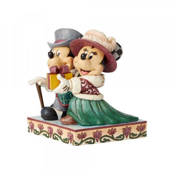 Walt Disney Jim Shore Topolino e Minnie Eleganti