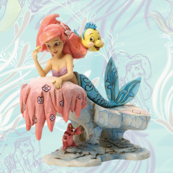 Walt Disney Jim Shore Ariel la sirenetta 25° anniversario - immagine 3