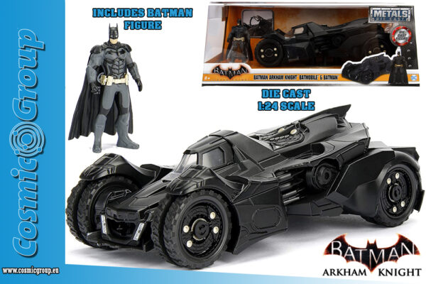 Arkham Knight Batmobile + Batman
