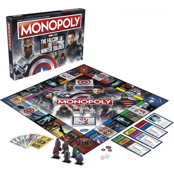Monopoly Monopoli Falcon e Winter Soldier Avengers