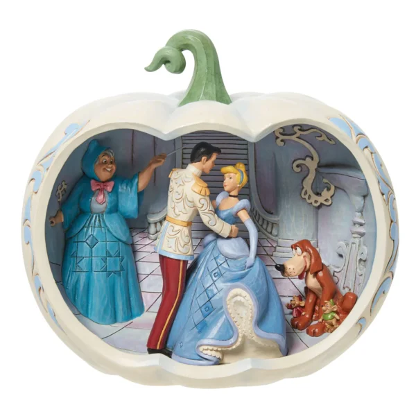 Walt Disney Jim Shore Zucca con Scena del film Cenerentola