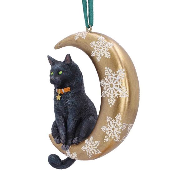 Ornamento da Appendere Gatto Luna