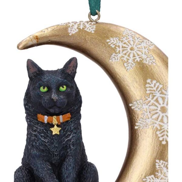 Ornamento da Appendere Gatto Luna Nemesis Now - immagine 4