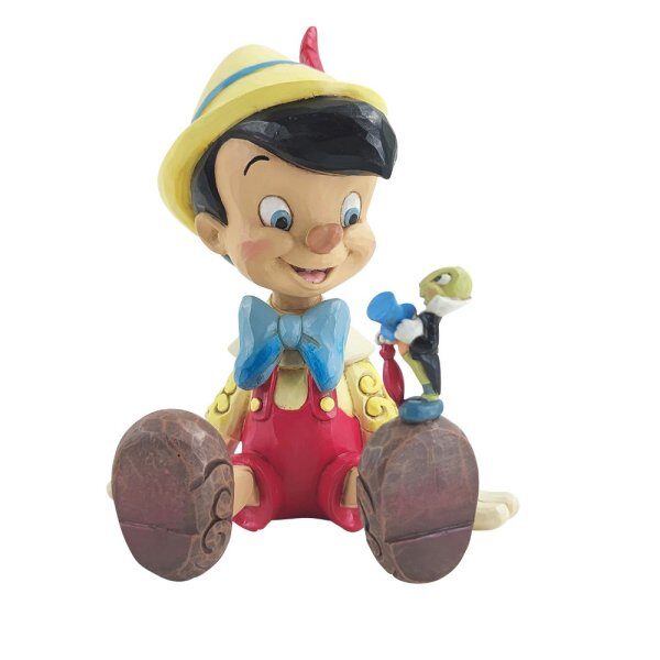 Walt Disney Jim Shore Pinocchio e Jiminy Grillo seduti