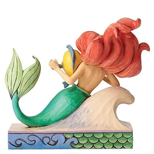 Walt Disney Jim Shore Fun and Friends Ariel con Flounder