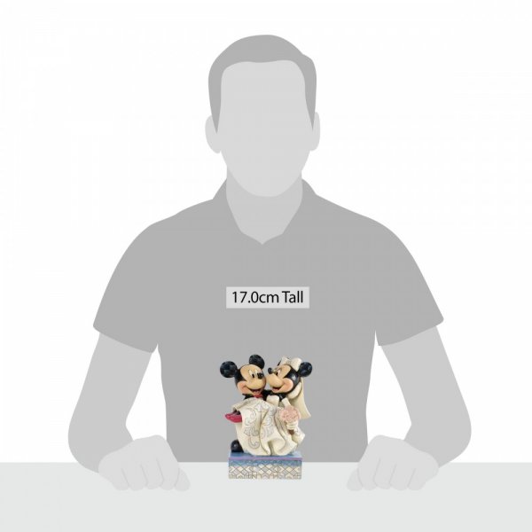 Walt Disney Jim Shore Statuetta Topolino e Minnie Sposi