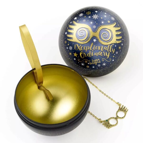 Harry Potter Pallina di Natale Luna Lovegood + Collana