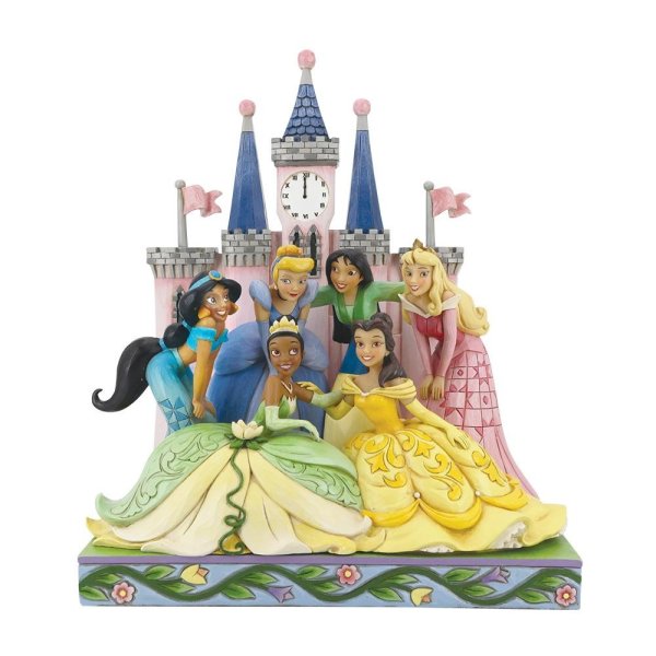 Walt Disney Jim Shore Princess Principesse con Castello Disney