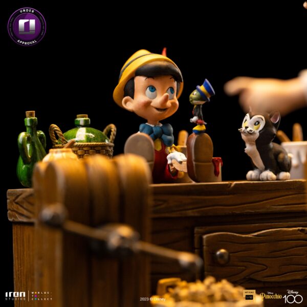 Disney Deluxe Art Scale Statue Pinocchio 42 cm - immagine 10